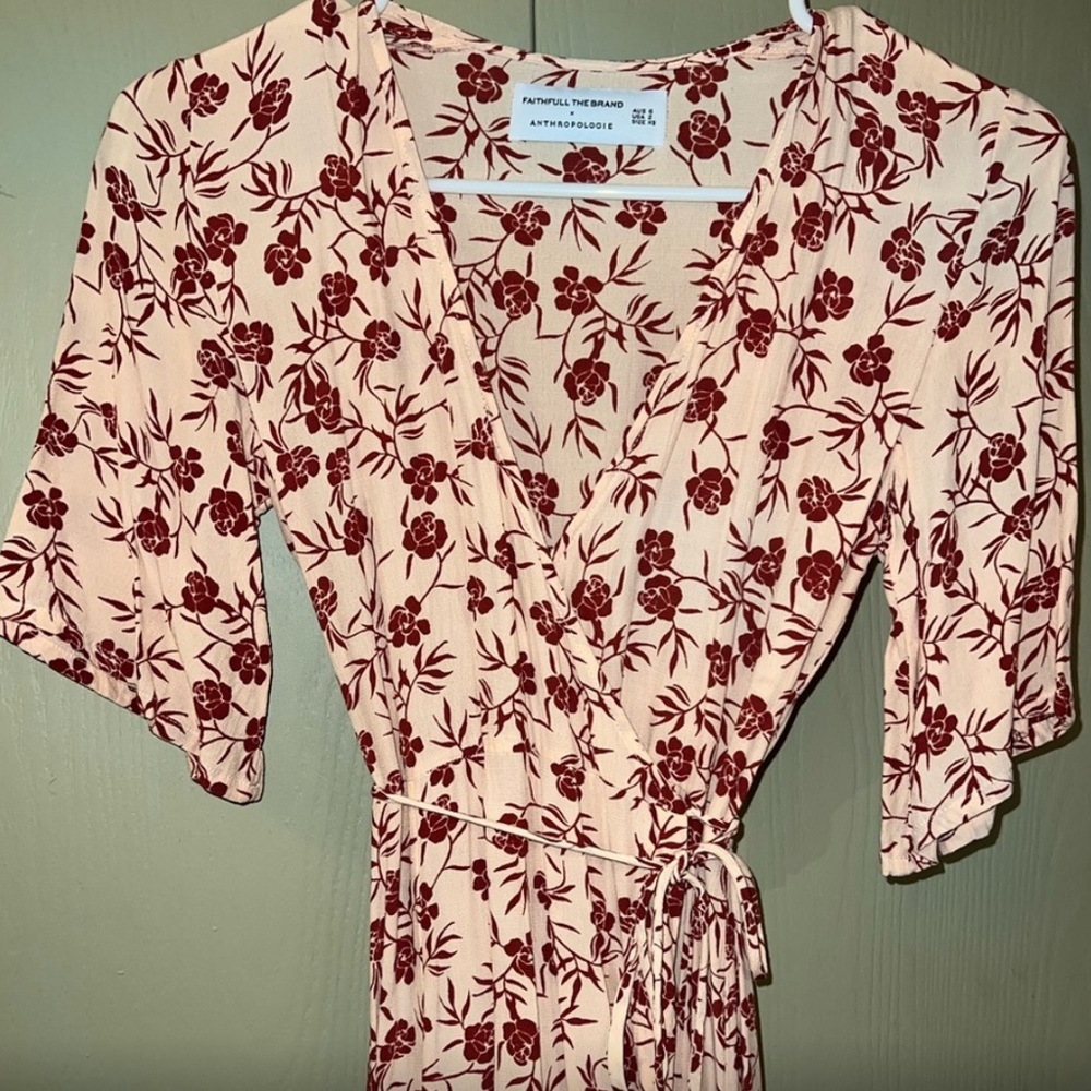 Faithfull The Brand x Anthropologie Wrap Dress - Picture 4 of 7